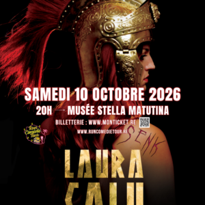 Laura Calu Run Comedie tour Musée Stella Matutina